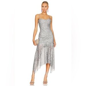 Karina Grimaldi “Issy Lace Midi Dress” - size: XS